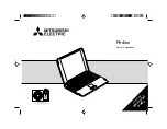 Mitsubishi Electric Pedion Laptop Owner'S Handbook Manual preview