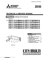 Предварительный просмотр 1 страницы Mitsubishi Electric PEFY-P15NMHU-E Technical & Service Manual