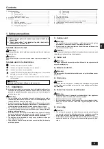 Предварительный просмотр 3 страницы Mitsubishi Electric PEH-10MYA Operation Manual