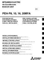 Предварительный просмотр 1 страницы Mitsubishi Electric PEH-P10MYA Installation Manual