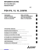 Mitsubishi Electric PEH-P10MYA Operation Manual предпросмотр