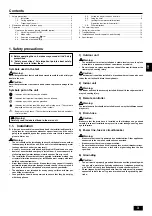 Предварительный просмотр 3 страницы Mitsubishi Electric PEH-P400 User Instructions