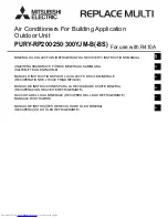 Mitsubishi Electric PERLACE MULTI PURY-RP200YJM-B Instruction Manual preview