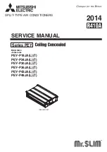 Предварительный просмотр 1 страницы Mitsubishi Electric PEY Series Service Manual