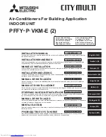 Предварительный просмотр 1 страницы Mitsubishi Electric PFFY-P VKM-E (2) Installation Manual