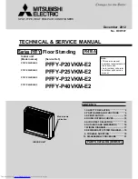 Mitsubishi Electric PFFY-P20VKM-E2 Technical & Service Manual предпросмотр