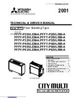 Mitsubishi Electric PFFY-P20VLEM-A Technical & Service Manual предпросмотр