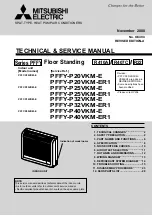 Preview for 1 page of Mitsubishi Electric PFFY Series Technical & Service Manual