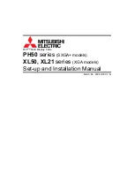 Preview for 1 page of Mitsubishi Electric PH50 series Setup And Installation Manual