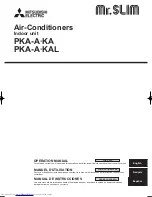 Предварительный просмотр 1 страницы Mitsubishi Electric PKA-A KA Operation Manual