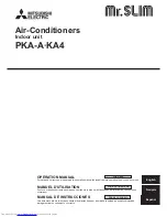 Предварительный просмотр 1 страницы Mitsubishi Electric PKA-A KA4 Operation Manual