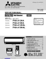 Предварительный просмотр 1 страницы Mitsubishi Electric PKA-A12HA Service Manual