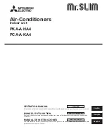 Mitsubishi Electric PKA-A12HA6 Operation Manual preview