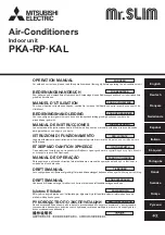 Mitsubishi Electric PKA-RP KAL Operation Manual preview