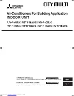 Предварительный просмотр 1 страницы Mitsubishi Electric PKFY-NAMU-E Operation Manual