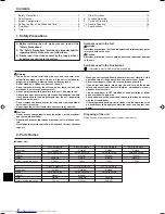 Предварительный просмотр 2 страницы Mitsubishi Electric PKFY-NAMU-E Operation Manual