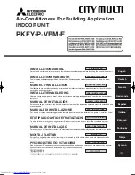 Предварительный просмотр 1 страницы Mitsubishi Electric PKFY-P VBM-E Installation Manual