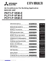 Mitsubishi Electric PKFY-P-VKM-E Operation Manual предпросмотр