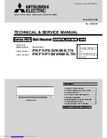 Mitsubishi Electric PKFY-P100VKM-E Technical & Service Manual предпросмотр