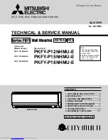 Mitsubishi Electric PKFY-P12NHMU-E Technical & Service Manual предпросмотр