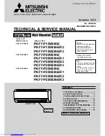 Mitsubishi Electric PKFY-P15VBM-E Technical & Service Manual предпросмотр