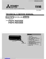 Mitsubishi Electric PKFY-P20VAM Technical & Service Manual предпросмотр