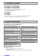 Preview for 2 page of Mitsubishi Electric PKFY-P32VHM-E Technical & Service Manual