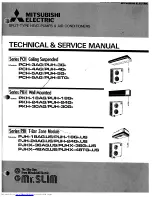 Mitsubishi Electric PKH-18AG Technical & Service Manual предпросмотр