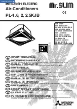 Mitsubishi Electric PL-1.6KJB Operation Manual предпросмотр