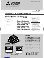 Предварительный просмотр 1 страницы Mitsubishi Electric PLA-P1.6KA Technical & Service Manual