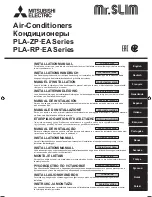 Preview for 1 page of Mitsubishi Electric PLA-RP.EA Series Installation Manual