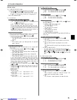 Предварительный просмотр 15 страницы Mitsubishi Electric PLFY-P-VBM-E Operation Manual