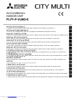 Предварительный просмотр 1 страницы Mitsubishi Electric PLFY-P-VLMD-E Installation Manual