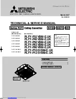 Предварительный просмотр 1 страницы Mitsubishi Electric PLFY-P100VBM-E.UK Technical & Service Manual