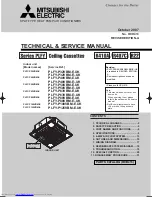 Предварительный просмотр 1 страницы Mitsubishi Electric PLFY-P100VBM-E Service Manual