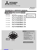 Mitsubishi Electric PLFY-P15VFM-E1 Technical & Service Manual предпросмотр