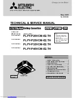 Mitsubishi Electric PLFY-P20VCM-E2.TH Technical & Service Manual предпросмотр