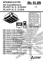 Предварительный просмотр 1 страницы Mitsubishi Electric PLH-P1.6KAH Installation Manual