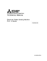 Preview for 1 page of Mitsubishi Electric PLK - G Series Technical Manual