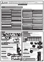 Preview for 1 page of Mitsubishi Electric PLP-6EAJ Installation Manual