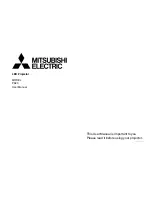 Mitsubishi Electric PocketProjector PK20 User Manual preview