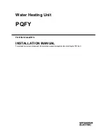 Preview for 1 page of Mitsubishi Electric PQFY Installation Manual