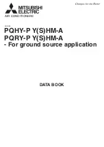 Mitsubishi Electric PQHRY-P250YHM-A Data Book предпросмотр