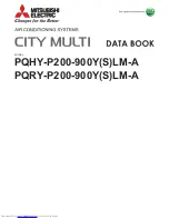 Предварительный просмотр 1 страницы Mitsubishi Electric PQHY-P200-900Y(S)LM-A Data Book