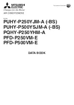 Предварительный просмотр 1 страницы Mitsubishi Electric PQHY-P250YHM-A Data Book