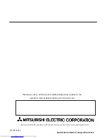 Предварительный просмотр 10 страницы Mitsubishi Electric PRC- 8MYA Installation Manual