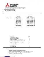 Предварительный просмотр 1 страницы Mitsubishi Electric PRC- 8MYA Operation Manual