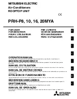 Mitsubishi Electric PRH-P10MYA Operation Manual preview