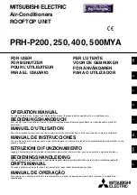 Предварительный просмотр 1 страницы Mitsubishi Electric PRH-P200 Operation Manual