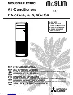 Mitsubishi Electric PS-3GJA Operation Manual предпросмотр